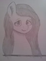 Size: 1920x2560 | Tagged: safe, artist:snowy_sprinkles, derpibooru import, fluttershy, bust, drawing, face, looking at you, monochrome, pencil drawing, solo, traditional art