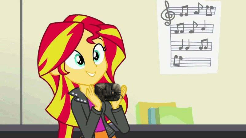 Size: 800x450 | Tagged: safe, derpibooru import, edit, edited screencap, screencap, sunset shimmer, equestria girls, rainbow rocks, allahu akbar, bomb, terrorism, terrorist, weapon