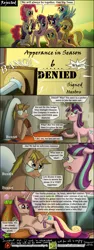 Size: 800x2117 | Tagged: safe, artist:bonaxor, derpibooru import, applejack, fluttershy, pinkie pie, princess cadance, rainbow dash, rarity, starlight glimmer, twilight sparkle, twilight sparkle (alicorn), alicorn, pony, season 6, comic, female, hasbro, implied princess flurry heart, mane six opening poses, mare, money, no-showlight glimmer, pregnant, rejection