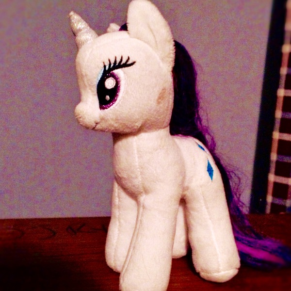 Size: 2448x2448 | Tagged: derpibooru import, irl, photo, picture taken with a potato, plushie, rarity, safe, solo, ty