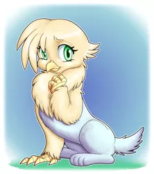 Size: 2001x2258 | Tagged: safe, artist:nauth, derpibooru import, oc, oc:galeberry, unofficial characters only, gryphon, commission, cute, ocbetes, solo