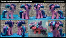 Size: 2980x1717 | Tagged: alternate hairstyle, artist:eljoeydesigns, custom, derpibooru import, irl, photo, pigtails, safe, sculpture, starlight glimmer