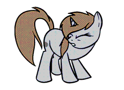 Size: 526x384 | Tagged: safe, artist:neuro, derpibooru import, oc, oc:littlepip, unofficial characters only, pony, unicorn, fallout equestria, fanfic, animated, behaving like a dog, fanfic art, female, gif, mare, simple background, solo, unmoving plaid, wet-dog shake, white background