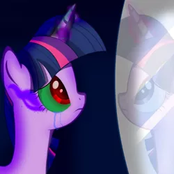 Size: 500x500 | Tagged: artist:twilight7070, derpibooru import, mirror, safe, solo, twilight sparkle