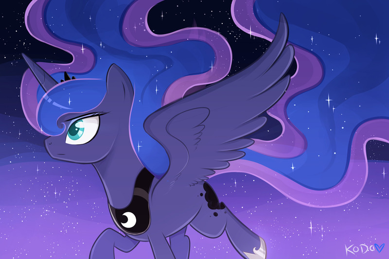 Size: 3000x2000 | Tagged: artist:kodabomb, derpibooru import, princess luna, safe, solo