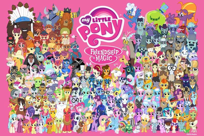 Size: 2048x1365 | Tagged: safe, derpibooru import, official, aloe, amethyst star, angel bunny, apple bloom, applejack, auntie applesauce, babs seed, berry punch, berryshine, big daddy mccolt, big macintosh, blossomforth, bon bon, boysenberry, braeburn, bulk biceps, buzzsaw mccolt, carrot top, cheerilee, cheese sandwich, cherry jubilee, chickadee, chief thunderhooves, cloudchaser, coco pommel, coloratura, cookie crumbles, cranky doodle donkey, crosscut mccolt, daisy, daring do, derpy hooves, diamond tiara, discord, doctor caballeron, doctor whooves, donut joe, double diamond, dumbbell, fancypants, fashion plate, featherweight, fido, filthy rich, flam, fleetfoot, flim, flitter, flower wishes, fluffy clouds, fluttershy, gallop j. fry, garble, gilda, golden harvest, goldengrape, goldie delicious, grampa gruff, granny smith, greenhoof hooffield, greta, gummy, gustave le grande, hacksaw mccolt, half baked apple, hammerhead mccolt, hayseed turnip truck, hilly hooffield, hoity toity, hondo flanks, hoops, igneous rock pie, iron will, jet set, king sombra, late show, lemon hearts, lightning dust, lily, lily longsocks, lily valley, limestone pie, little red, little strongheart, lord tirek, lotus blossom, lyra heartstrings, ma hooffield, marble pie, mare do well, matilda, maud pie, mayor mare, minuette, moondancer, moonlight raven, ms. harshwhinny, ms. peachbottom, mulia mild, night glider, octavia melody, on stage, opalescence, owlowiscious, party favor, philomena, photo finish, pinkie pie, pipsqueak, pokey pierce, pound cake, prim hemline, prince blueblood, prince rutherford, princess cadance, princess celestia, princess luna, pumpkin cake, quarterback, queen chrysalis, rainbow dash, randolph, rarity, raspberry beret, roseluck, rover, sapphire shores, sassy saddles, scootaloo, sea swirl, seabreeze, seafoam, sheriff silverstar, shining armor, silver shill, silver spoon, sir colton vines iii, smooze, snails, snips, soarin', spike, spitfire, spoiled rich, spot, stardom, starlight glimmer, steven magnet, stormy flare, sugar belle, sunshine smiles, sunshower raindrops, super funk, suri polomare, svengallop, sweetie belle, sweetie drops, taffy tresses, tank, thunderlane, time turner, toe-tapper, torch song, tree hugger, trixie, trouble shoes, trowel hooffield, twilight sparkle, twilight sparkle (alicorn), twinkleshine, upper crust, vinyl scratch, whoa nelly, wind rider, winona, zecora, alicorn, breezie, buffalo, centaur, changeling, diamond dog, donkey, dragon, earth pony, gryphon, minotaur, parasprite, pegasus, pony, sea serpent, unicorn, yak, zebra, do princesses dream of magic sheep, the hooffields and mccolts, apple family member, applejack's hat, background pony, cake twins, canterlot five, canterlot six, cape, clothes, cowboy hat, crankilda, cutie mark crusaders, dreamworks face, equal four, everypony, eyes closed, female, flim flam brothers, flower, flower trio, hat, headphones, headset mic, hilarious in hindsight, hooffield family, kiss on the cheek, kissing, lidded eyes, limestone is not amused, looking at you, male, mane seven, mane six, mare, mccolt family, method mares, milestone, million, mouth hold, my little pony logo, nightmare sunflower, one eye closed, pie family, pinkie being pinkie, ponies standing next to each other, ponytones, rara, rose, saw sisters, score, shipping, shipping fuel, siblings, so much pony, spa twins, stallion, straight, sunflower, the dude, thumbs up, trixie's cape, trixie's hat, turntable, twins, ushanka, wall of blue, wall of tags, wink