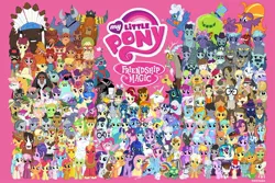Size: 2048x1365 | Tagged: safe, derpibooru import, official, aloe, amethyst star, angel bunny, apple bloom, applejack, auntie applesauce, babs seed, berry punch, berryshine, big daddy mccolt, big macintosh, blossomforth, bon bon, boysenberry, braeburn, bulk biceps, buzzsaw mccolt, carrot top, cheerilee, cheese sandwich, cherry jubilee, chickadee, chief thunderhooves, cloudchaser, coco pommel, coloratura, cookie crumbles, cranky doodle donkey, crosscut mccolt, daisy, daring do, derpy hooves, diamond tiara, discord, doctor caballeron, doctor whooves, donut joe, double diamond, dumbbell, fancypants, fashion plate, featherweight, fido, filthy rich, flam, fleetfoot, flim, flitter, flower wishes, fluffy clouds, fluttershy, gallop j. fry, garble, gilda, golden harvest, goldengrape, goldie delicious, grampa gruff, granny smith, greenhoof hooffield, greta, gummy, gustave le grande, hacksaw mccolt, half baked apple, hammerhead mccolt, hayseed turnip truck, hilly hooffield, hoity toity, hondo flanks, hoops, igneous rock pie, iron will, jet set, king sombra, late show, lemon hearts, lightning dust, lily, lily longsocks, lily valley, limestone pie, little red, little strongheart, lord tirek, lotus blossom, lyra heartstrings, ma hooffield, marble pie, mare do well, matilda, maud pie, mayor mare, minuette, moondancer, moonlight raven, ms. harshwhinny, ms. peachbottom, mulia mild, night glider, octavia melody, on stage, opalescence, owlowiscious, party favor, philomena, photo finish, pinkie pie, pipsqueak, pokey pierce, pound cake, prim hemline, prince blueblood, prince rutherford, princess cadance, princess celestia, princess luna, pumpkin cake, quarterback, queen chrysalis, rainbow dash, randolph, rarity, raspberry beret, roseluck, rover, sapphire shores, sassy saddles, scootaloo, sea swirl, seabreeze, seafoam, sheriff silverstar, shining armor, silver shill, silver spoon, sir colton vines iii, smooze, snails, snips, soarin', spike, spitfire, spoiled rich, spot, stardom, starlight glimmer, steven magnet, stormy flare, sugar belle, sunshine smiles, sunshower raindrops, super funk, suri polomare, svengallop, sweetie belle, sweetie drops, taffy tresses, tank, thunderlane, time turner, toe-tapper, torch song, tree hugger, trixie, trouble shoes, trowel hooffield, twilight sparkle, twilight sparkle (alicorn), twinkleshine, upper crust, vinyl scratch, whoa nelly, wind rider, winona, zecora, alicorn, breezie, buffalo, centaur, changeling, diamond dog, donkey, dragon, earth pony, gryphon, minotaur, parasprite, pegasus, pony, sea serpent, unicorn, yak, zebra, do princesses dream of magic sheep, the hooffields and mccolts, apple family member, applejack's hat, background pony, cake twins, canterlot five, canterlot six, cape, clothes, cowboy hat, crankilda, cutie mark crusaders, dreamworks face, equal four, everypony, eyes closed, female, flim flam brothers, flower, flower trio, hat, headphones, headset mic, hilarious in hindsight, hooffield family, kiss on the cheek, kissing, lidded eyes, limestone is not amused, looking at you, male, mane seven, mane six, mare, mccolt family, method mares, milestone, million, mouth hold, my little pony logo, nightmare sunflower, one eye closed, pie family, pinkie being pinkie, ponies standing next to each other, ponytones, rara, rose, saw sisters, score, shipping, shipping fuel, siblings, so much pony, spa twins, stallion, straight, sunflower, the dude, thumbs up, trixie's cape, trixie's hat, turntable, twins, ushanka, wall of blue, wall of tags, wink