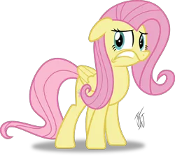 Size: 3000x2692 | Tagged: artist:mlp-scribbles, derpibooru import, fluttershy, safe, show accurate, simple background, solo, standing, the fairly oddparents, transparent background, vector