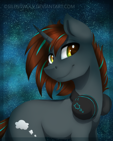 Size: 800x1000 | Tagged: artist:silentwulv, derpibooru import, headphones, oc, oc:thinker, safe, solo, unofficial characters only