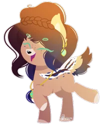 Size: 523x629 | Tagged: safe, artist:spacechickennerd, derpibooru import, oc, unofficial characters only, deer pony, original species, solo