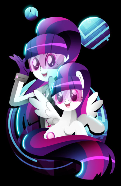 Size: 1000x1542 | Tagged: safe, artist:ii-art, derpibooru import, oc, oc:amy, unofficial characters only, pegasus, pony, equestria girls, all about mlp merch, mlpmerch, synthwave, vaporwave