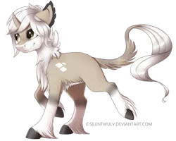 Size: 1000x800 | Tagged: safe, artist:silentwulv, derpibooru import, oc, oc:knut, unofficial characters only, classical unicorn, leonine tail, solo