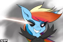 Size: 4259x2870 | Tagged: artist:freefraq, crossover, derpibooru import, rainbow dash, rainbowdyne, safe, solo, spoilers for another series, undertale, undyne, undyne the undying