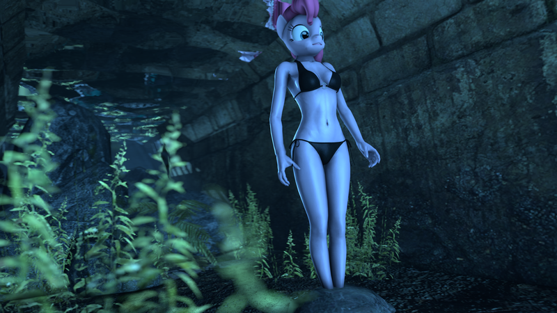 Size: 3840x2160 | Tagged: 3d, anthro, artist:legoguy9875, asphyxiation, derpibooru import, drowning, female, fetish, peril, pinkie pie, semi-grimdark, solo, solo female, source filmmaker, suggestive, underwater