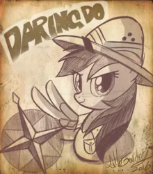 Size: 541x615 | Tagged: artist:nickdallas, daring do, derpibooru import, safe, solo