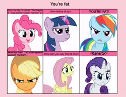 Size: 716x552 | Tagged: applejack replies, derpibooru import, fluttershy replies, pinkie pie replies, rainbow dash replies, rarity replies, safe, twilight sparkle replies