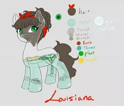 Size: 1400x1200 | Tagged: aquine, artist:chipperpony, derpibooru import, louisiana, oc, original species, safe, solo, unofficial characters only