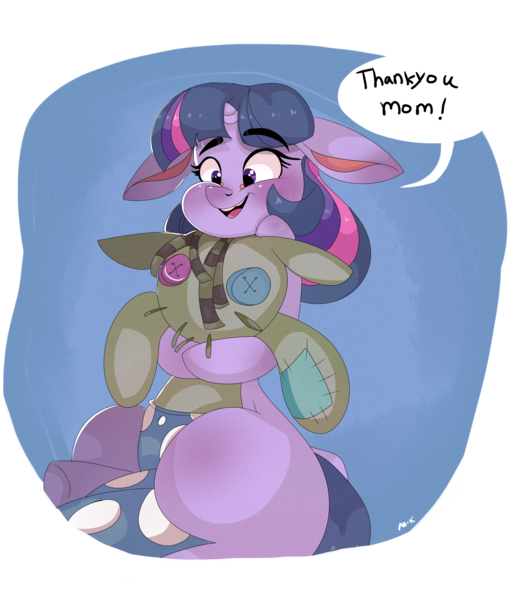 Size: 2000x2340 | Tagged: artist:mili-kat, derpibooru import, filly, filly twilight sparkle, floppy ears, safe, sitting, smarty pants, solo, twilight sparkle