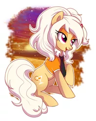 Size: 2480x3150 | Tagged: safe, artist:yulyeen, derpibooru import, oc, oc:spanner, unofficial characters only, earth pony, pony, clothes, lidded eyes, martini glass, necktie, shirt, solo