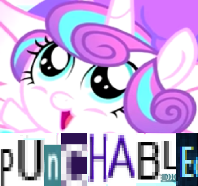 Size: 1070x1004 | Tagged: safe, derpibooru import, edit, edited screencap, screencap, princess flurry heart, spoiler:s06, drama, expand dong, exploitable meme, flurry heart drama, implied abuse, meme, /mlp/, needs more jpeg, punchable, solo