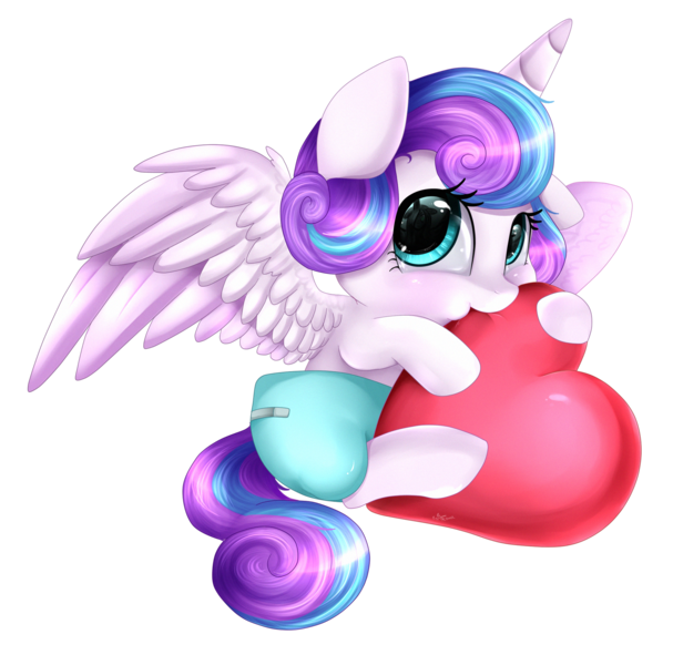 Size: 2034x2009 | Tagged: safe, artist:pridark, derpibooru import, princess flurry heart, queen chrysalis, pony, spoiler:s06, baby, baby alicorn, baby flurry heart, baby pony, cute, diaper, diapered, diapered filly, eye reflection, female, filly, flurrybetes, heart, looking at you, nom, pink diaper, pridark is trying to murder us, reflection, simple background, solo, transparent background, when you see it