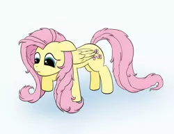Size: 2000x1540 | Tagged: safe, artist:sky rush, derpibooru import, fluttershy, calm, cute, nervous, relaxing, shy, solo