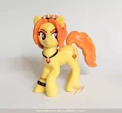 Size: 900x836 | Tagged: safe, artist:merionminor, derpibooru import, adagio dazzle, ponified, pony, equestria girls, equestria girls ponified, jewelry, necklace, pendant, photo, sculpture, solo, traditional art