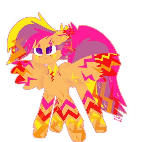 Size: 1008x1008 | Tagged: safe, artist:vanillaswirl6, derpibooru import, scootaloo, rainbow power, rainbow power-ified, simple background, solo, transparent background