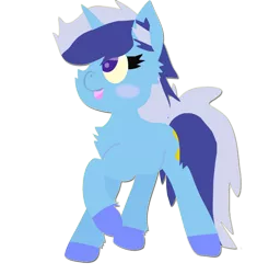 Size: 1152x1224 | Tagged: artist:vanillaswirl6, blushing, chibi, derpibooru import, minuette, open mouth, safe, simple background, solo, transparent background