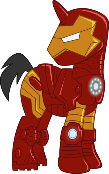 Size: 4710x7516 | Tagged: safe, artist:sugar-loop, derpibooru import, ponified, pony, unicorn, absurd resolution, armor, iron man, marvel, simple background, solo, tony stark, transparent background, vector