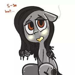 Size: 500x500 | Tagged: artist:whydomenhavenipples, derpibooru import, female, object pony, oc, original species, ponified, solo, suggestive, toaster, toaster pony, unofficial characters only