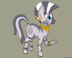 Size: 1303x1040 | Tagged: angry, artist:renderstarfall, derpibooru import, safe, simple background, solo, zebra, zecora