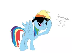 Size: 7015x5100 | Tagged: absurd resolution, artist:szinthom, colored, color edit, colored sketch, derpibooru import, drawing, edit, rainbow dash, safe, scan, sketch, solo