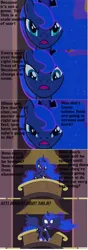 Size: 956x2716 | Tagged: safe, derpibooru import, princess luna, doctor who, image macro, meme, reference, the zygon inversion, unreadable text