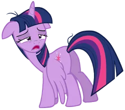 Size: 8000x7000 | Tagged: safe, artist:tardifice, derpibooru import, twilight sparkle, twilight sparkle (alicorn), alicorn, pony, the cutie re-mark, absurd resolution, female, floppy ears, looking back, mare, plot, simple background, solo, transparent background, vector