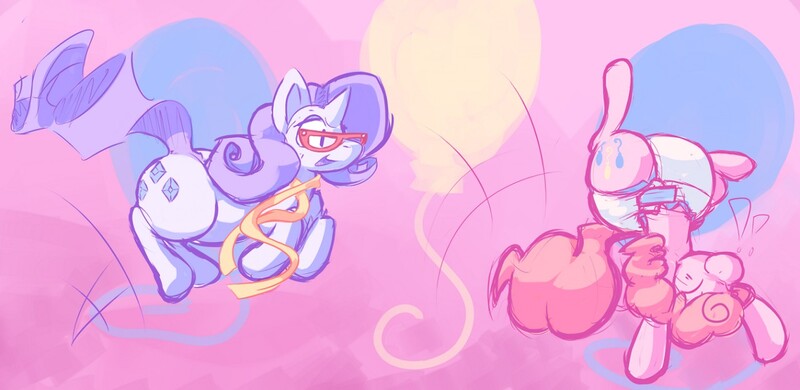 Size: 1280x624 | Tagged: artist:callthepolice, derpibooru import, diaper, diaper fetish, pinkie pie, poofy diaper, questionable, rarity