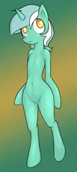 Size: 1109x2449 | Tagged: artist:mikej, artist:miketheuser, belly button, derpibooru import, edit, female, lyra heartstrings, semi-anthro, solo, solo female, standing, suggestive
