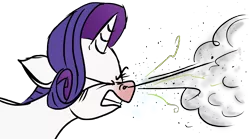 Size: 8080x4493 | Tagged: absurd resolution, artist:rainysunshine, cold, derpibooru import, fetish, nose, nostril flare, rarity, red nosed, safe, sick, simple background, sneeze cloud, sneezing, sneezing fetish, transparent background