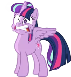 Size: 900x974 | Tagged: artist needed, safe, derpibooru import, starlight glimmer, twilight sparkle, twilight sparkle (alicorn), alicorn, pony, counterparts, faic, female, fusion, mare, simple background, solo, this will not end well, transparent background, twilight's counterparts, vector, we have become one, what has magic done, wide eyes