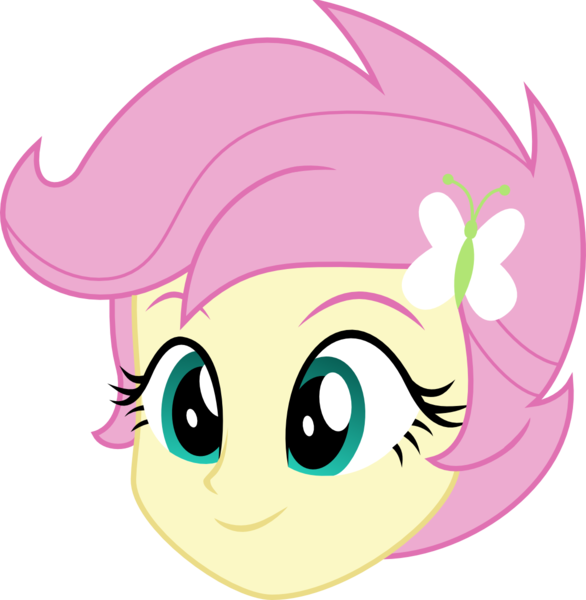 Size: 1171x1200 | Tagged: safe, derpibooru import, fluttershy, scootaloo, equestria girls, alternate hairstyle, head only, simple background, solo, transparent background, vector