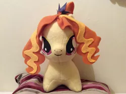 Size: 2592x1936 | Tagged: safe, artist:blazingdazzlingdusk, artist:cutiecorral, derpibooru import, adagio dazzle, ponified, equestria girls, rainbow rocks, cutie corral, equestria girls ponified, irl, photo, plushie, solo