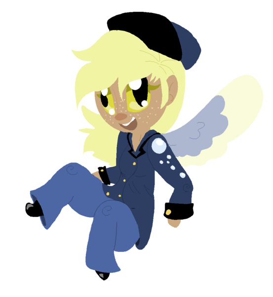 Size: 1018x1105 | Tagged: safe, artist:angelstar000, derpibooru import, derpy hooves, human, humanized, solo, winged humanization