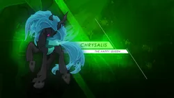 Size: 1920x1080 | Tagged: safe, artist:antylavx, artist:kp-shadowsquirrel, artist:spier17, derpibooru import, edit, queen chrysalis, solo, wallpaper, wallpaper edit