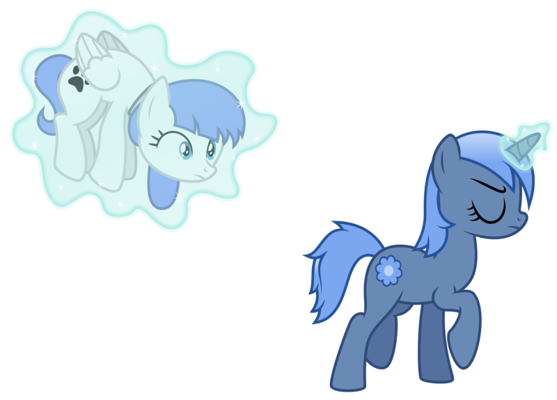 Size: 4867x3500 | Tagged: safe, artist:masem, derpibooru import, oc, oc:double colon, oc:snow pup, unofficial characters only, pony, absurd resolution, collar, cute, image, magic, ocbetes, png, simple background, telekinesis, transparent background, vector
