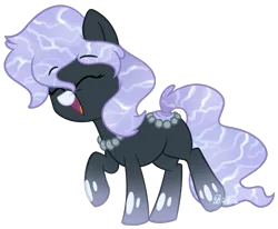 Size: 747x617 | Tagged: safe, artist:spacechickennerd, derpibooru import, oc, oc:midnight ripple, unofficial characters only, original species, pond pony, solo