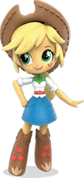 Size: 175x369 | Tagged: safe, derpibooru import, official, applejack, equestria girls, clothes, doll, equestria girls minis, skirt, solo, toy