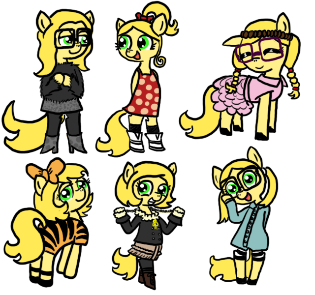 Size: 640x600 | Tagged: artist:ficficponyfic, crossdressing, derpibooru import, fashion, modeling, oc, oc:golden brisk, safe, unofficial characters only