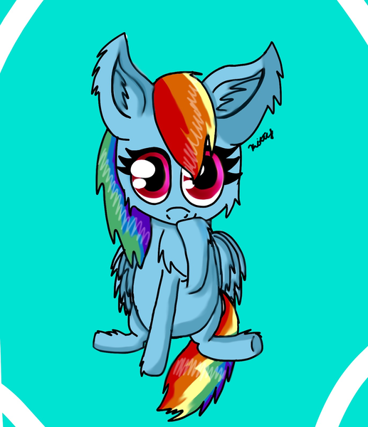 Size: 1373x1593 | Tagged: safe, artist:mycatbitsy, derpibooru import, rainbow dash, cute, dashabetes, solo