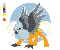 Size: 1133x950 | Tagged: artist:peridotkitty, character, classical hippogriff, derpibooru import, hippogriff, my little pony, oc, original, safe, solo, unofficial characters only