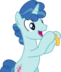 Size: 3000x3558 | Tagged: safe, artist:wingsofnightfall, derpibooru import, party favor, pony, the cutie map, balloon, bipedal, cute, favorbetes, hoof hold, open mouth, simple background, smiling, solo, transparent background, vector